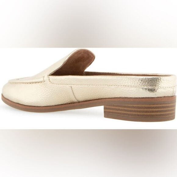 Aerosoles Enright Moc Toe Mule gold Women size 8.5 W NWT in box - Picture 2 of 13